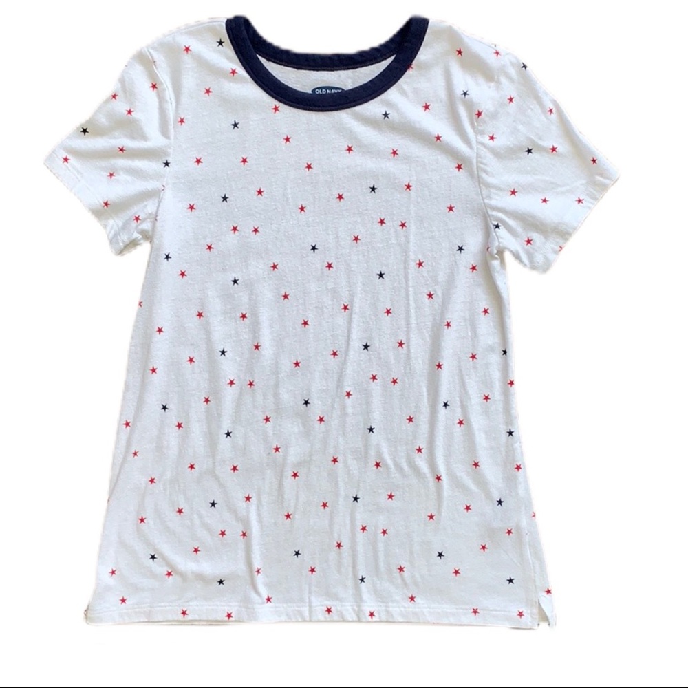 Old Navy Red White & Blue T-Shirt Size Medium
